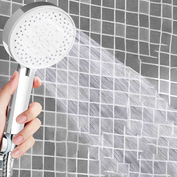 Lisslune | Plastic Hand Shower Round Handheld Shower Head with Adjustable Spray Pattern