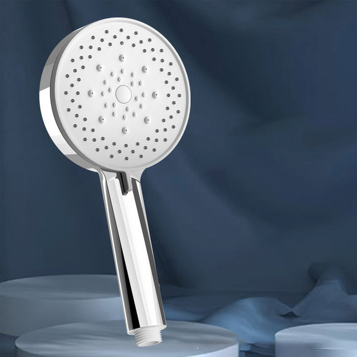 Lisslune | Plastic Handheld Shower Head Round Handheld Shower Head with Adjustable Spray Pattern