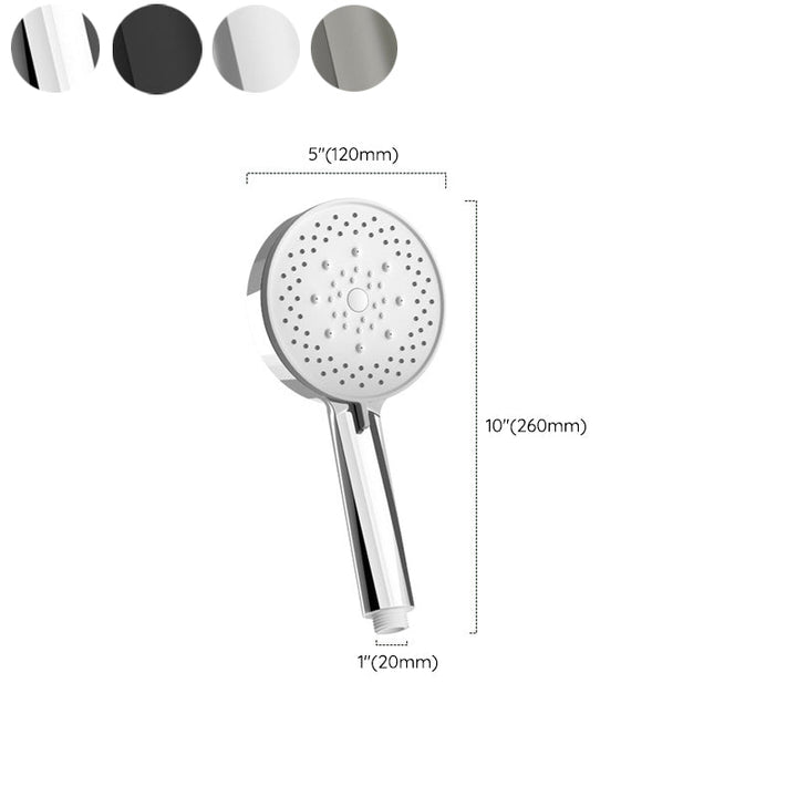 Lisslune | Plastic Handheld Shower Head Round Handheld Shower Head with Adjustable Spray Pattern