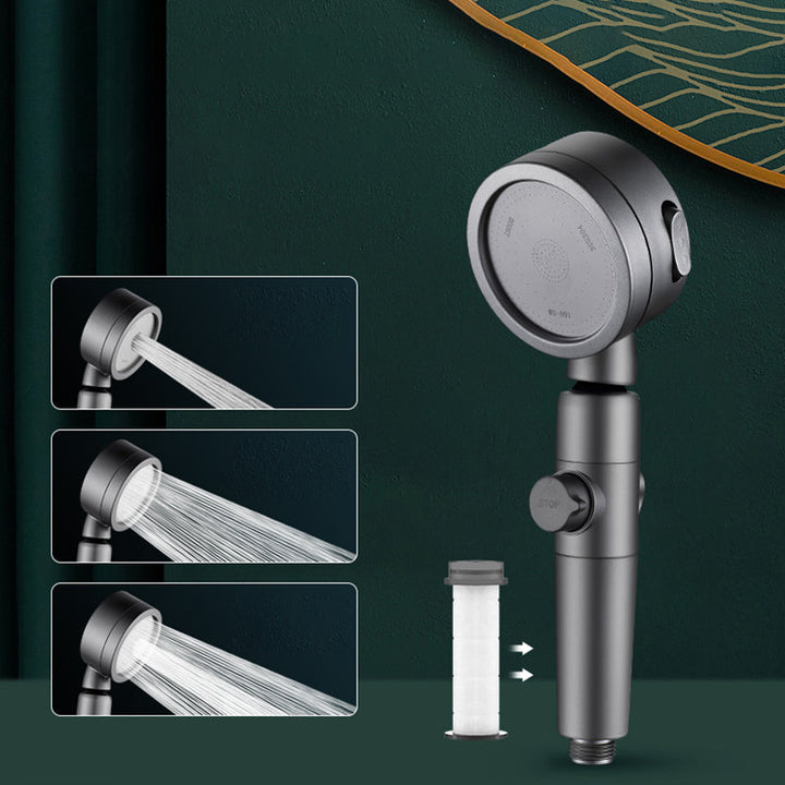 Lisslune | Plasti Showerhead Contemporary Handheld Showerhead with Adjustable Water Flow
