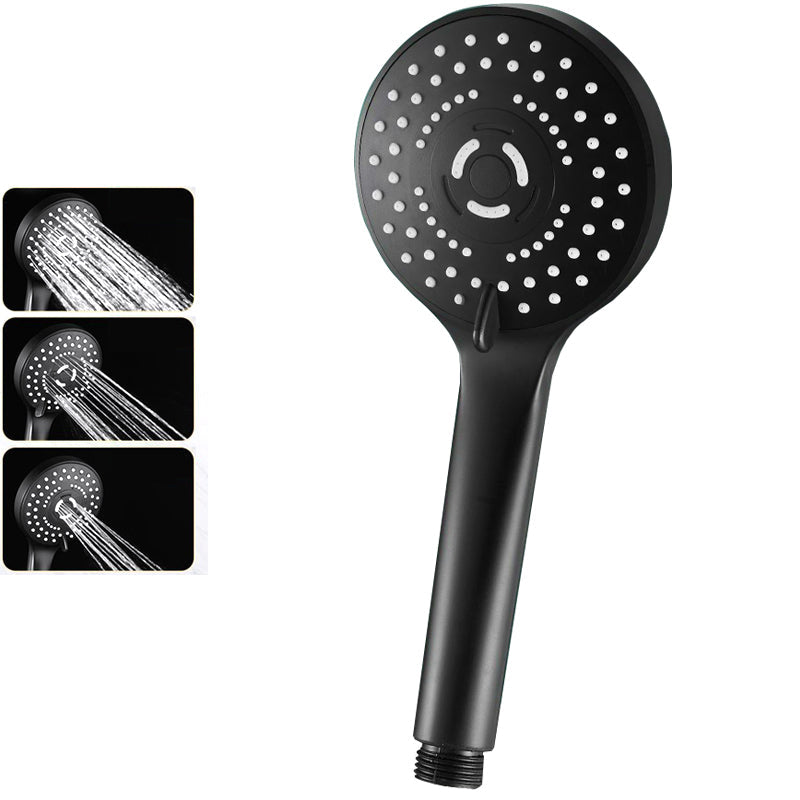 Lisslune | Round Shower Head Plastic Modern Shower Head with Adjustable Spray Pattern