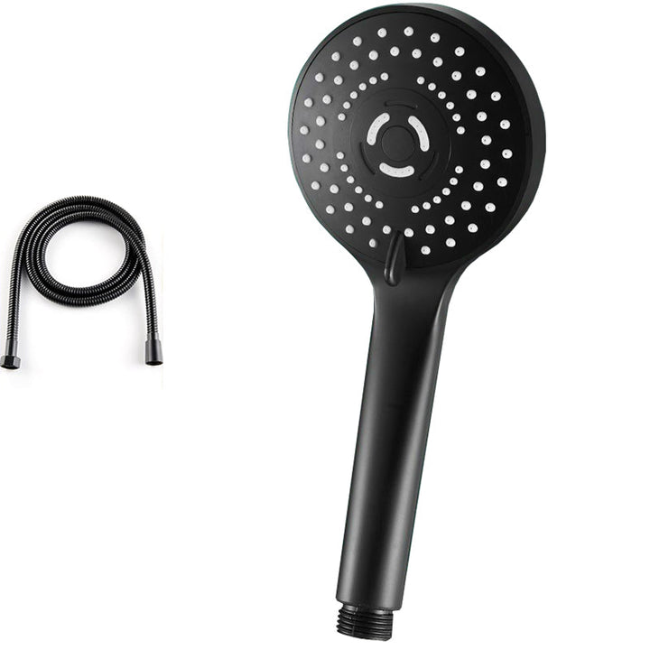 Lisslune | Round Shower Head Plastic Modern Shower Head with Adjustable Spray Pattern