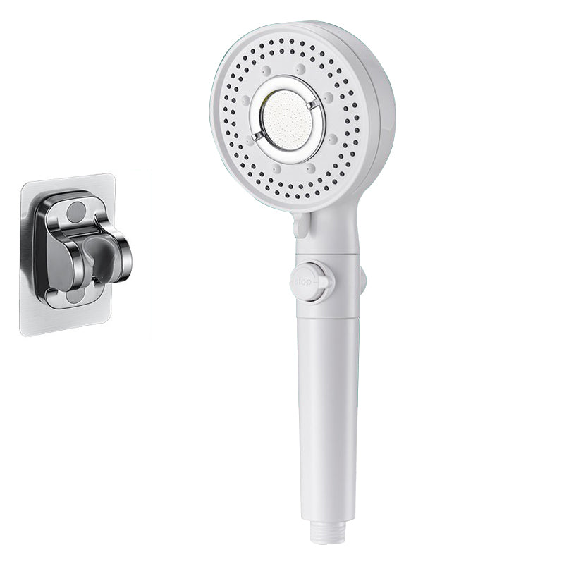 Lisslune | Round Shower Head Plastic Modern Shower Head with Adjustable Spray Pattern