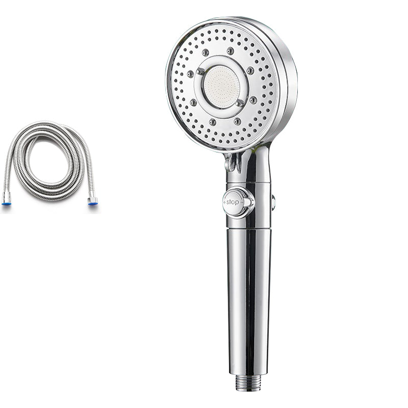Lisslune | Round Shower Head Plastic Modern Shower Head with Adjustable Spray Pattern