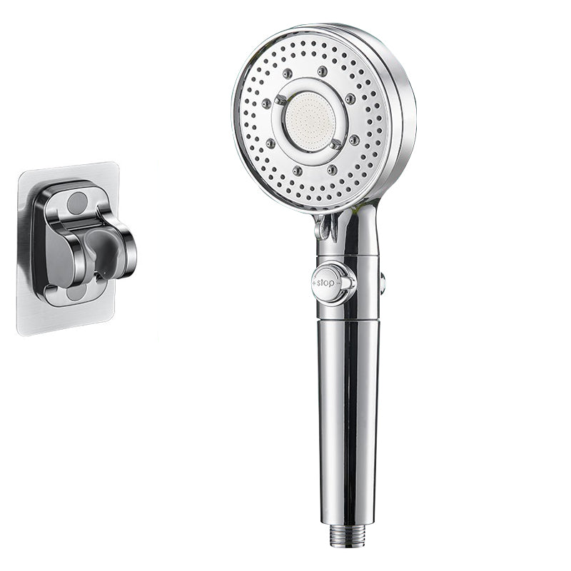 Lisslune | Round Shower Head Plastic Modern Shower Head with Adjustable Spray Pattern