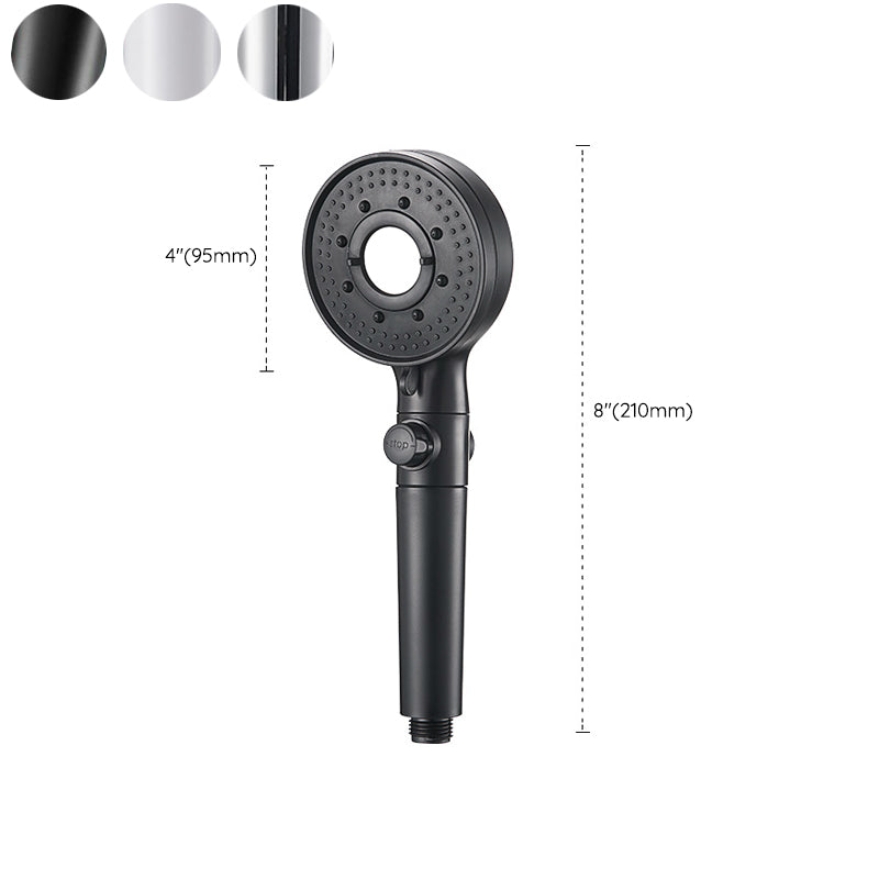 Lisslune | Round Shower Head Plastic Modern Shower Head with Adjustable Spray Pattern