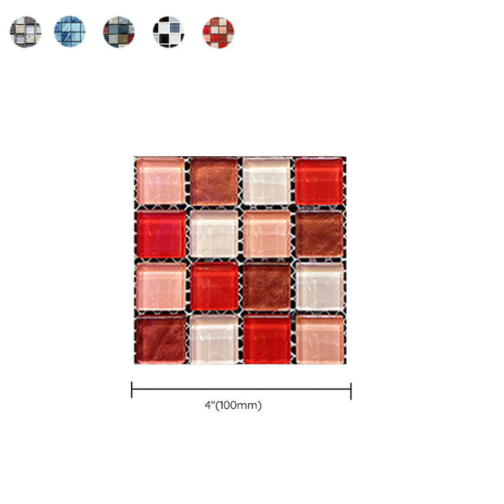 Lisslune | Mosaic tile wall mural plastic peel and stick wall tile with waterproof