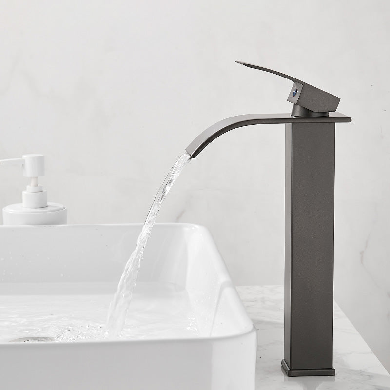Lisslune | Basin Waterfall Outlet Single Lever Tap with LED Light