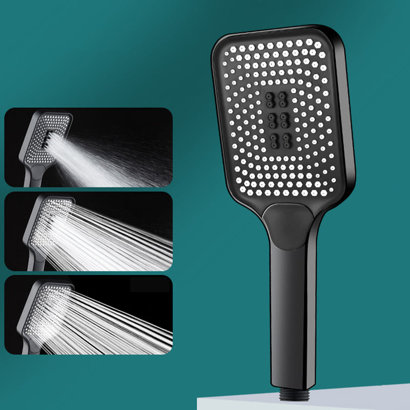 Lisslune | Contemporary Handheld Supercharged Showerhead Square 3 Settings Spray Head
