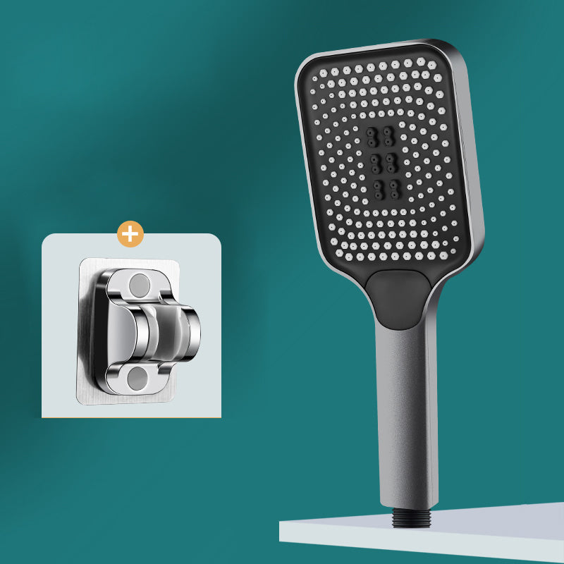 Lisslune | Contemporary Handheld Supercharged Showerhead Square 3 Settings Spray Head