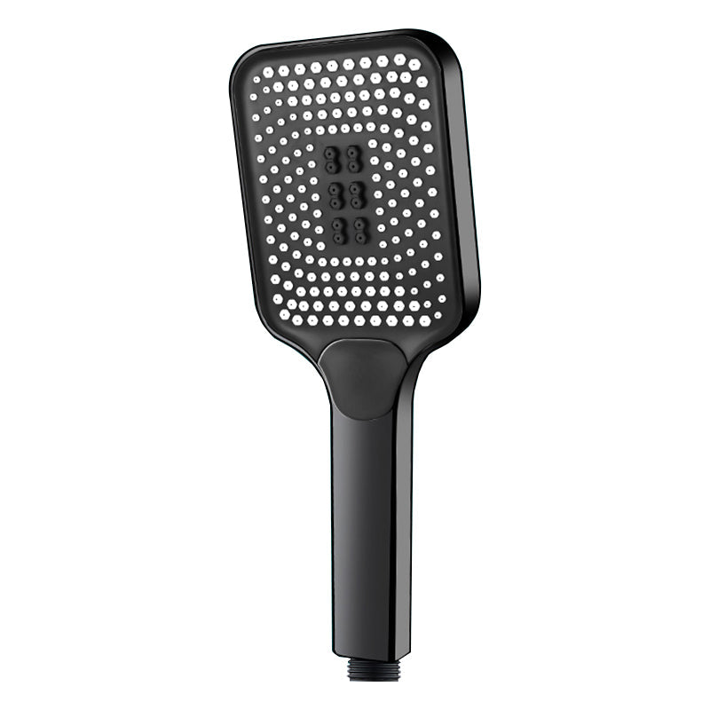 Lisslune | Contemporary Handheld Supercharged Showerhead Square 3 Settings Spray Head