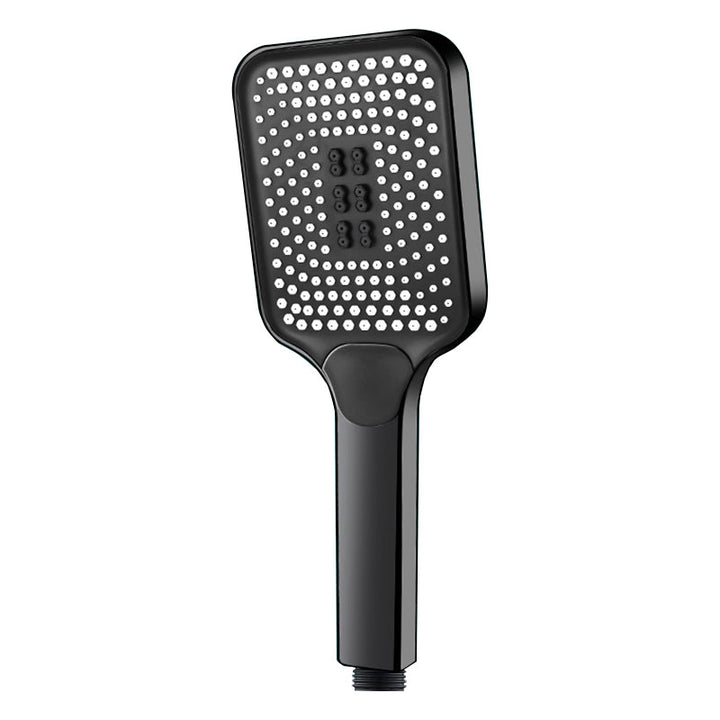 Lisslune | Contemporary Handheld Supercharged Showerhead Square 3 Settings Spray Head