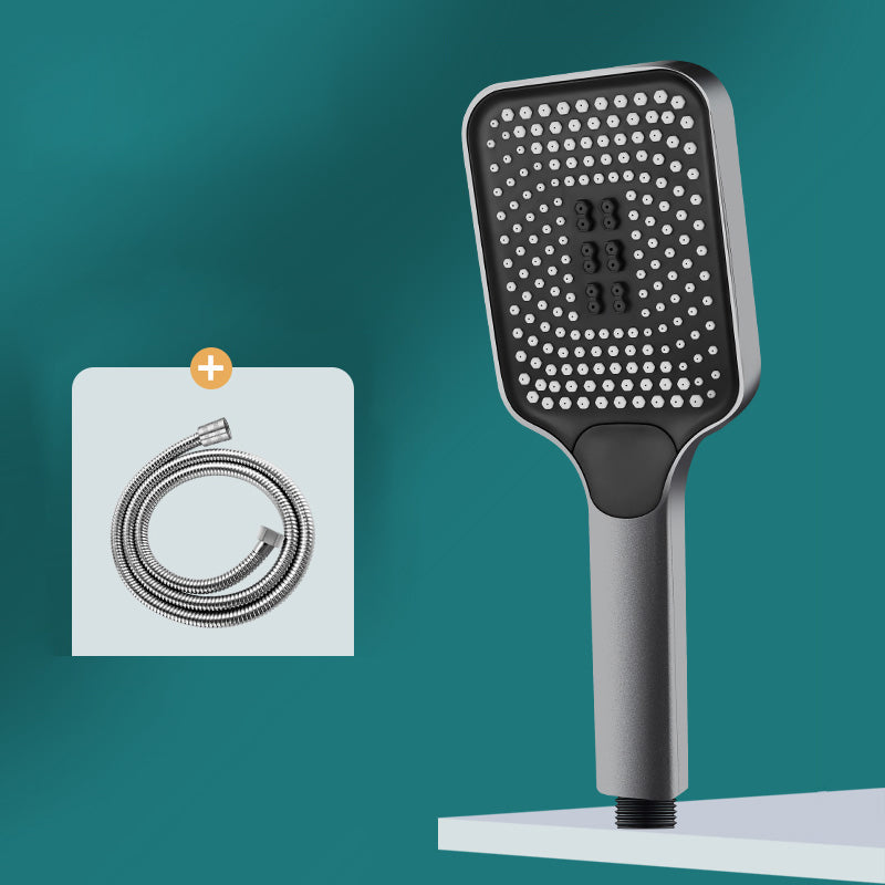 Lisslune | Contemporary Handheld Supercharged Showerhead Square 3 Settings Spray Head