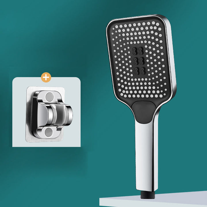 Lisslune | Contemporary Handheld Supercharged Showerhead Square 3 Settings Spray Head