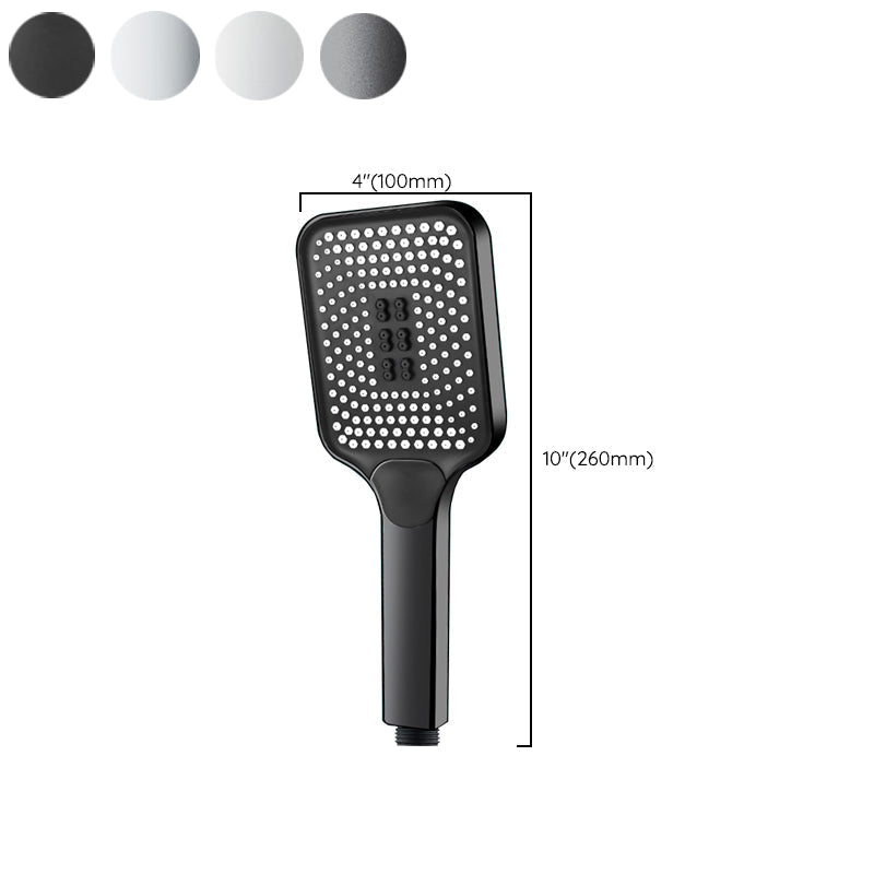 Lisslune | Contemporary Handheld Supercharged Showerhead Square 3 Settings Spray Head