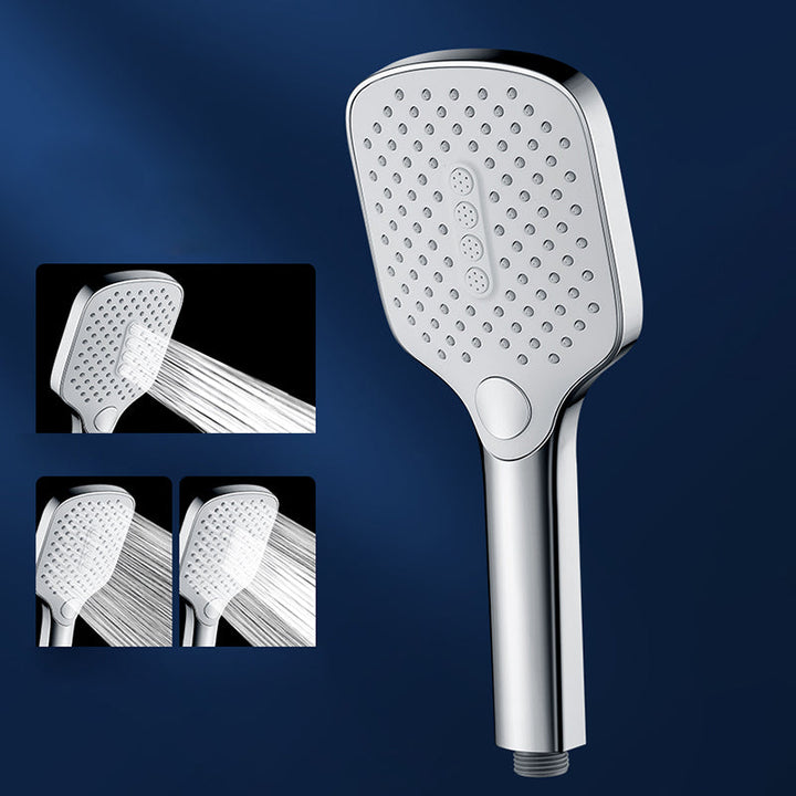 Lisslune | Contemporary Fixed Shower Head Square Metal Shower Head Combo
