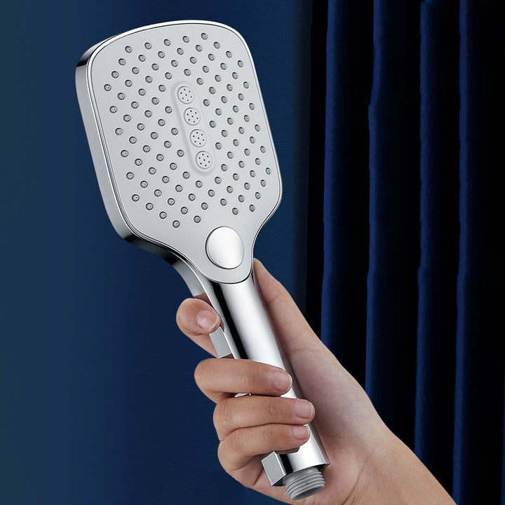 Lisslune | Contemporary Fixed Shower Head Square Metal Shower Head Combo