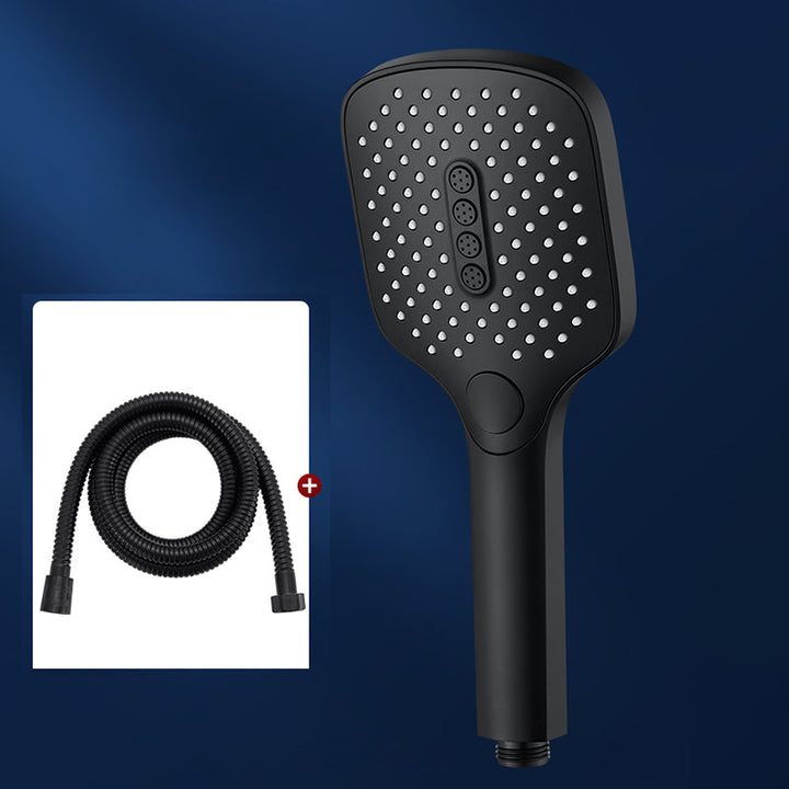 Lisslune | Contemporary Fixed Shower Head Square Metal Shower Head Combo