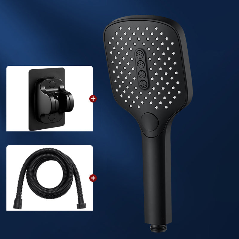 Lisslune | Contemporary Fixed Shower Head Square Metal Shower Head Combo