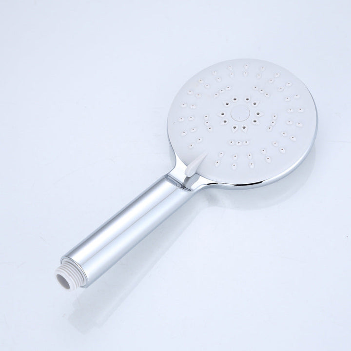 Lisslune | Silver Shower Head Combo Metal Modern 5 Spray Pattern Shower Heads