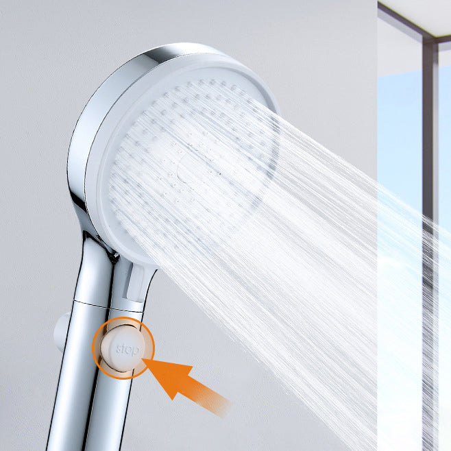 Lisslune | Modern adjustable shower head metal 3 spray functions shower head combi