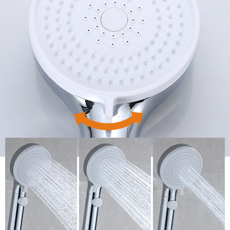 Lisslune | Modern adjustable shower head metal 3 spray functions shower head combi