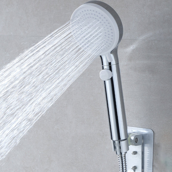 Lisslune | Modern adjustable shower head metal 3 spray functions shower head combi