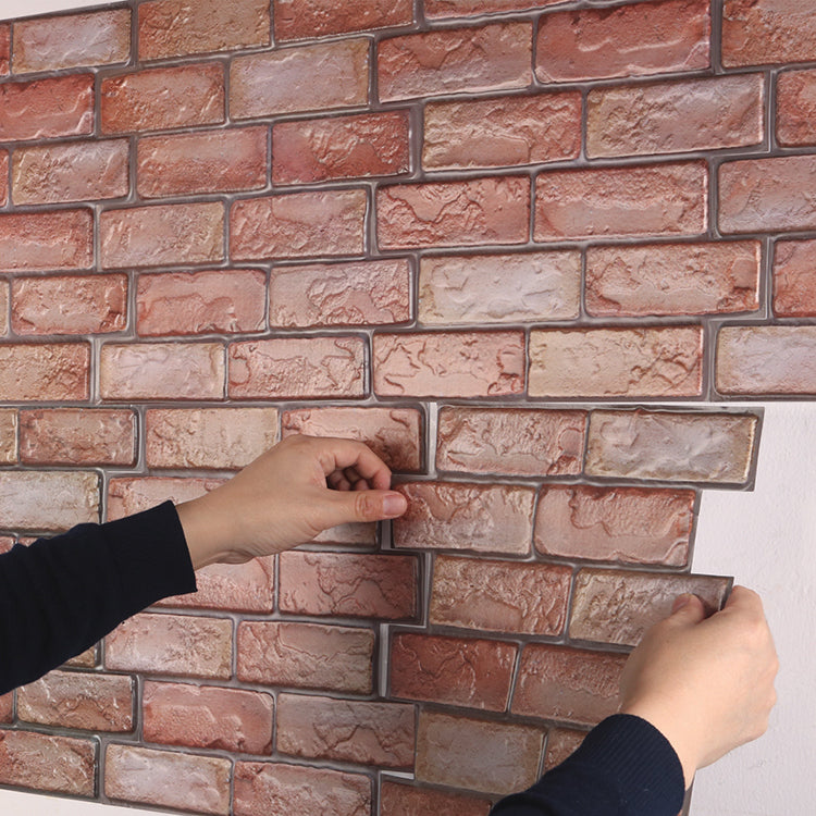 Lisslune | 3D Peel and Stick Tiles Plastic Square Peel and Stick Tiles with Waterproof