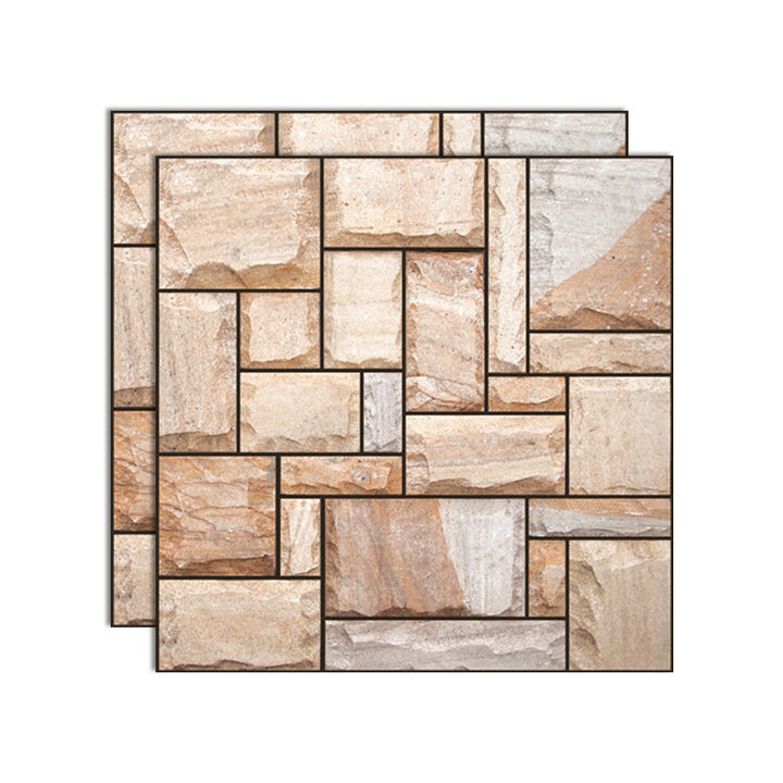 Lisslune | 3D Peel and Stick Tiles Plastic Square Peel and Stick Tiles with Waterproof