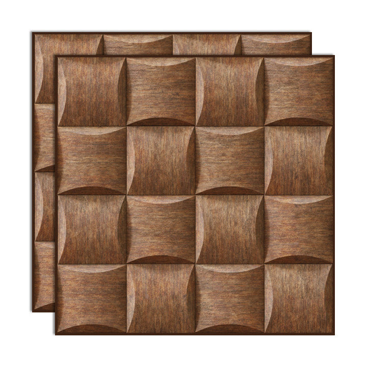 Lisslune | 3D Peel and Stick Tiles Plastic Square Peel and Stick Tiles with Waterproof