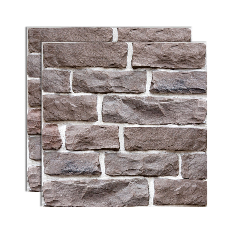 Lisslune | 3D Peel and Stick Tiles Plastic Square Peel and Stick Tiles with Waterproof