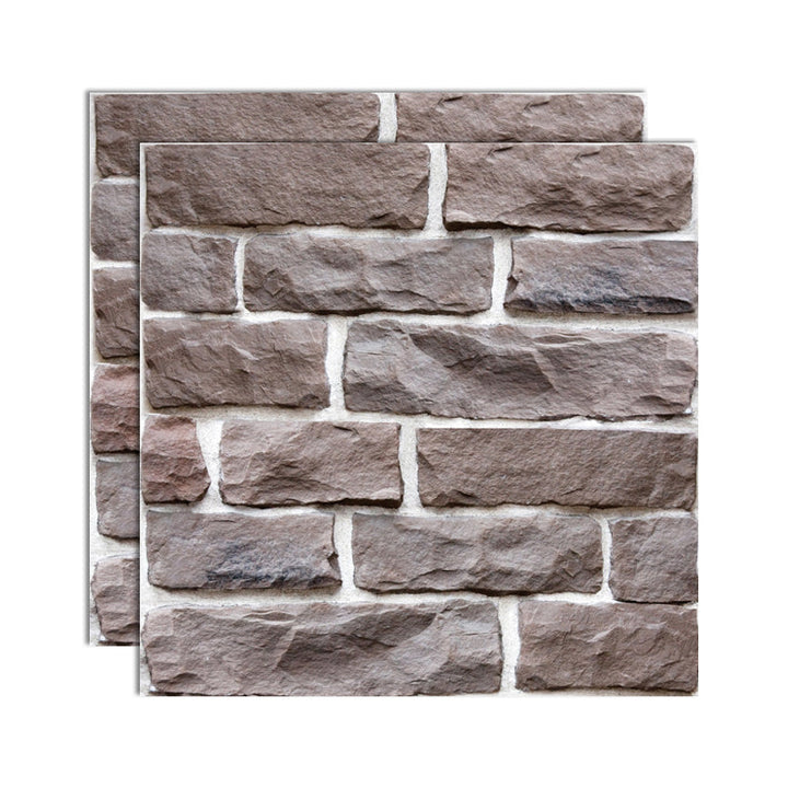 Lisslune | 3D Peel and Stick Tiles Plastic Square Peel and Stick Tiles with Waterproof