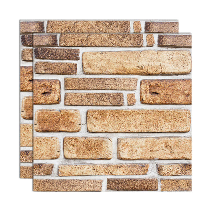 Lisslune | 3D Peel and Stick Tiles Plastic Square Peel and Stick Tiles with Waterproof