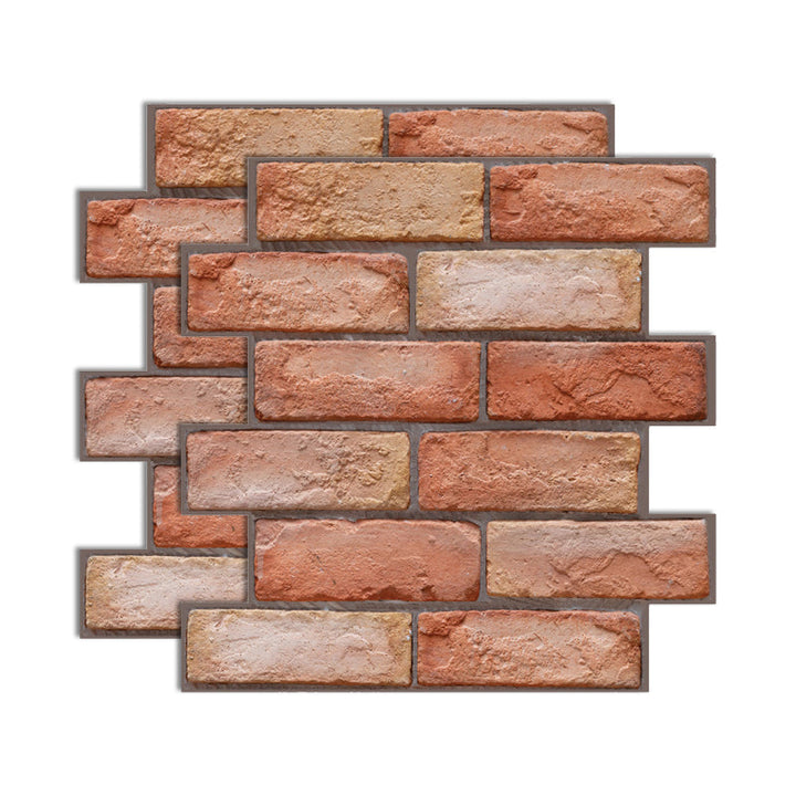 Lisslune | 3D Peel and Stick Tiles Plastic Square Peel and Stick Tiles with Waterproof
