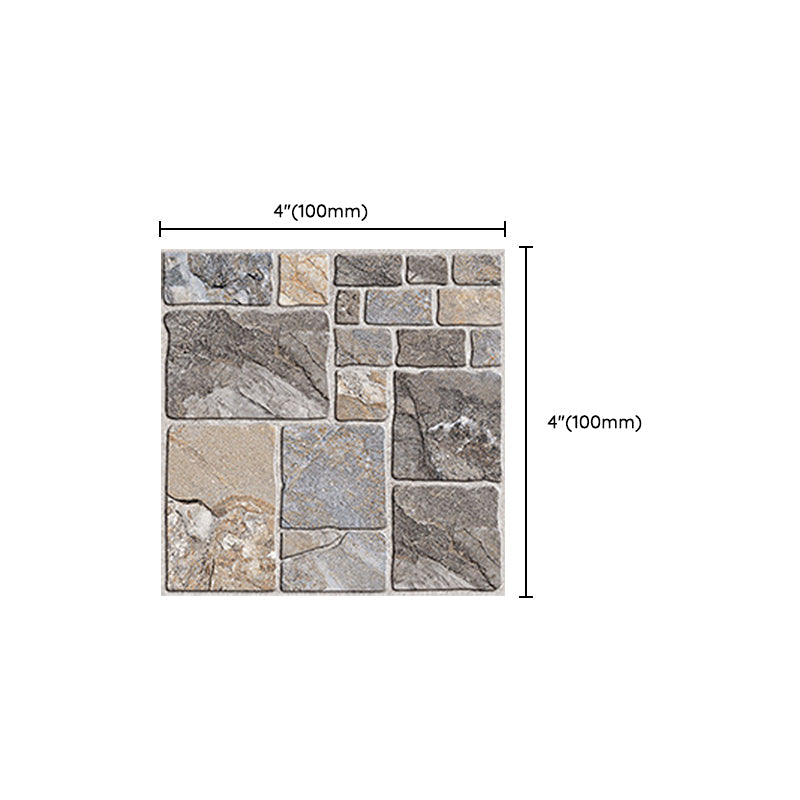 Lisslune | Plastic Peel and Stick Wall Tiles Modern Simple Peel and Stick Wall Tiles