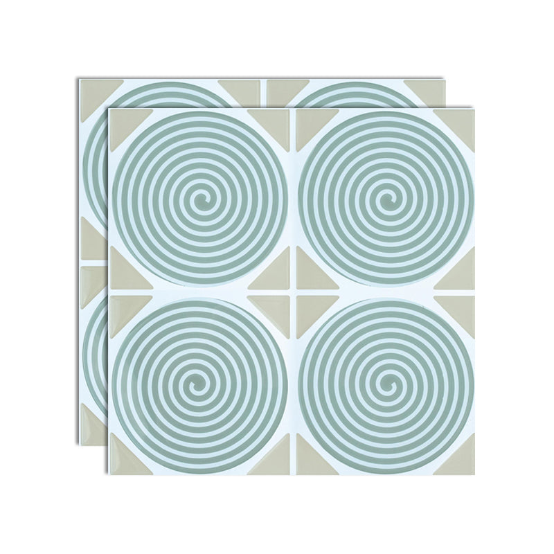 Lisslune | Square Peel-and-Stick Tiles Plastic Indoor Peel & Stick Subway Tile