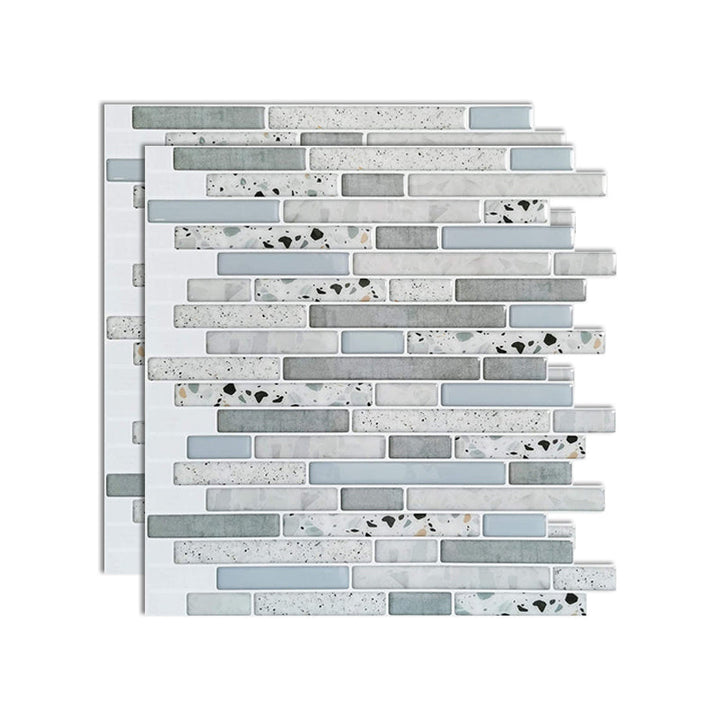 Lisslune | Square Peel-and-Stick Tiles Plastic Indoor Peel & Stick Subway Tile