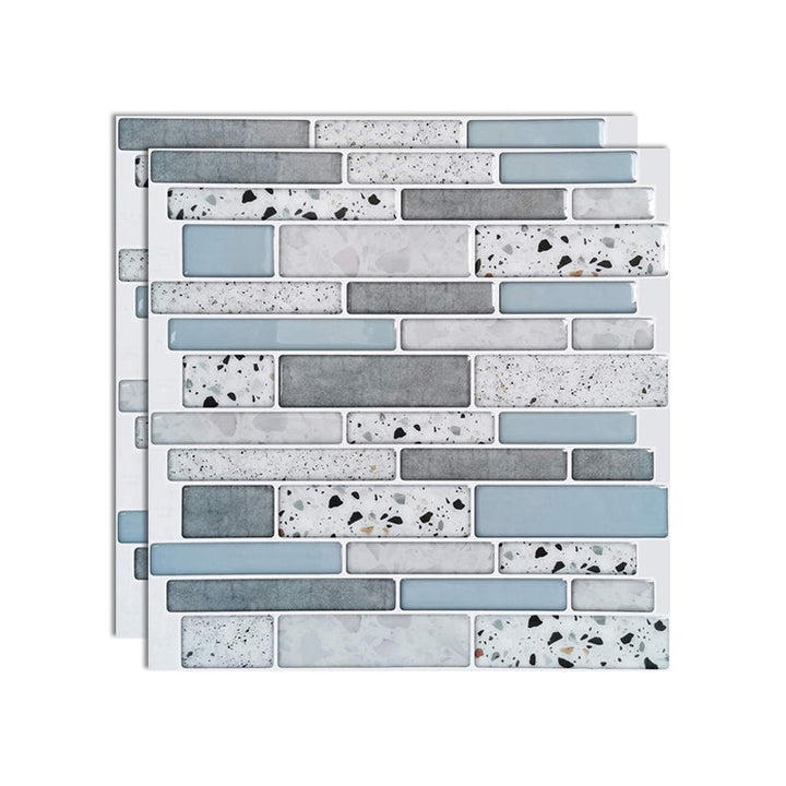 Lisslune | Square Peel-and-Stick Tiles Plastic Indoor Peel & Stick Subway Tile
