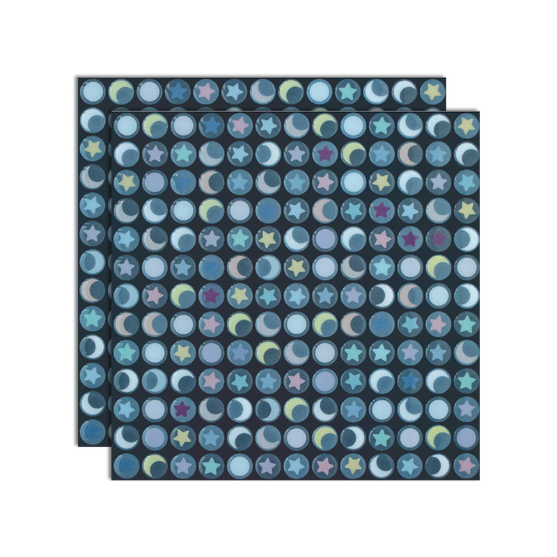 Lisslune | Square Peel-and-Stick Tiles Plastic Indoor Peel & Stick Subway Tile