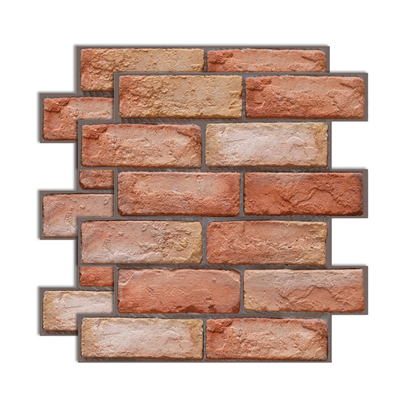 Lisslune | Plastic Peel and Stick Tiles 3D Square Waterproof Peel and Stick Tiles