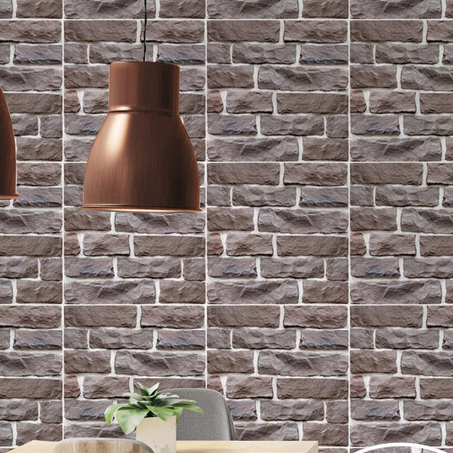 Lisslune | Plastic Peel and Stick Tiles 3D Square Waterproof Peel and Stick Tiles