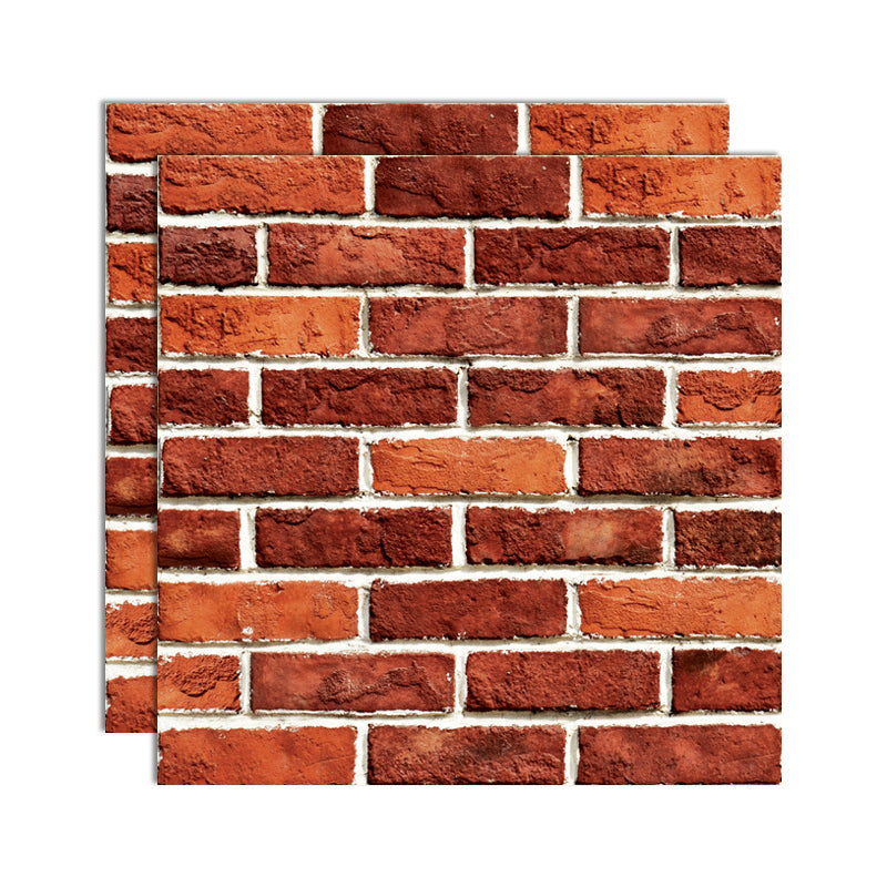 Lisslune | Plastic Peel and Stick Tiles 3D Square Waterproof Peel and Stick Tiles