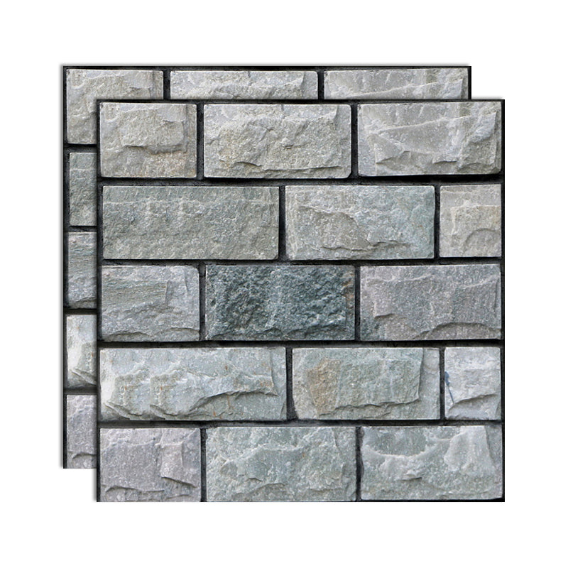 Lisslune | Plastic Peel and Stick Tiles 3D Square Waterproof Peel and Stick Tiles