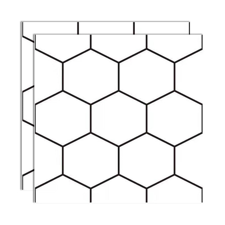 Lisslune | Plastic Peel and Stick Tiles 3D Square Waterproof Peel and Stick Tiles