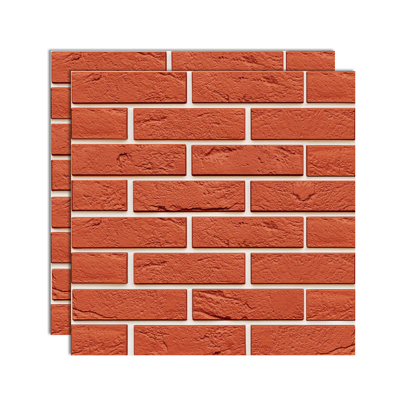 Lisslune | Plastic Peel and Stick Tiles 3D Square Waterproof Peel and Stick Tiles