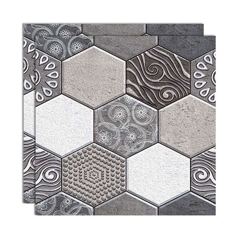 Lisslune | Plastic Peel and Stick Tiles 3D Square Waterproof Peel and Stick Tiles