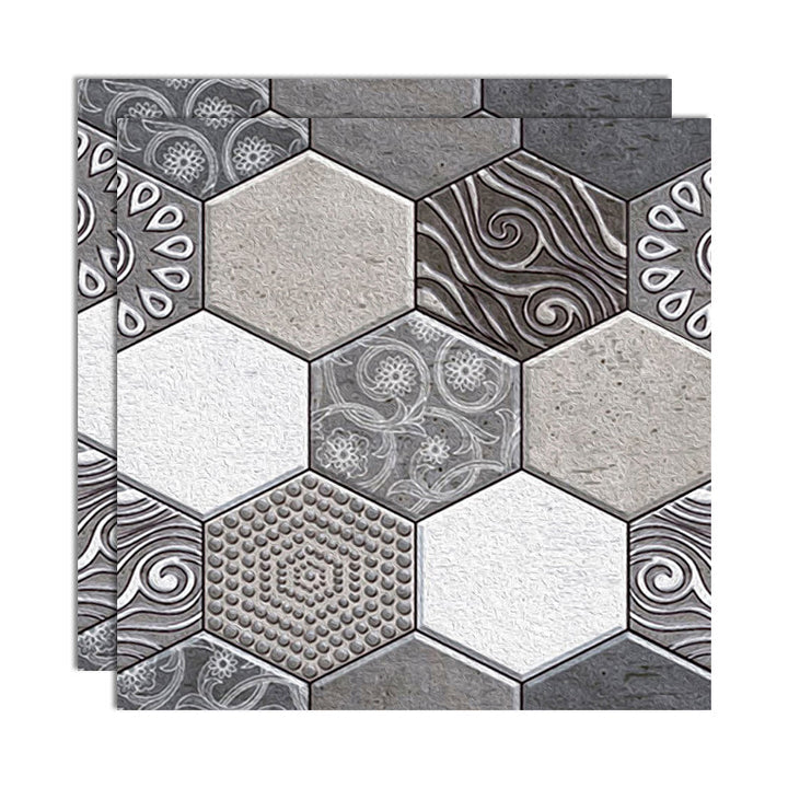 Lisslune | Plastic Peel and Stick Tiles 3D Square Waterproof Peel and Stick Tiles
