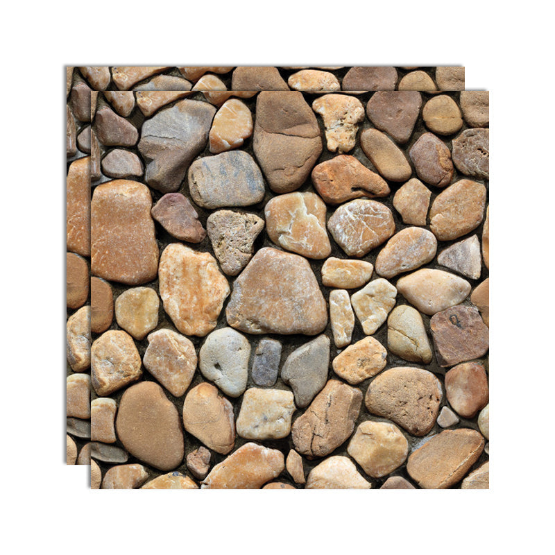 Lisslune | Plastic Peel and Stick Tiles 3D Square Waterproof Peel and Stick Tiles