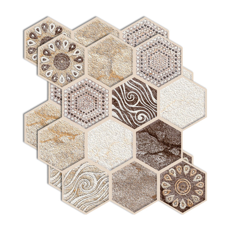 Lisslune | Plastic Peel and Stick Tiles 3D Square Waterproof Peel and Stick Tiles