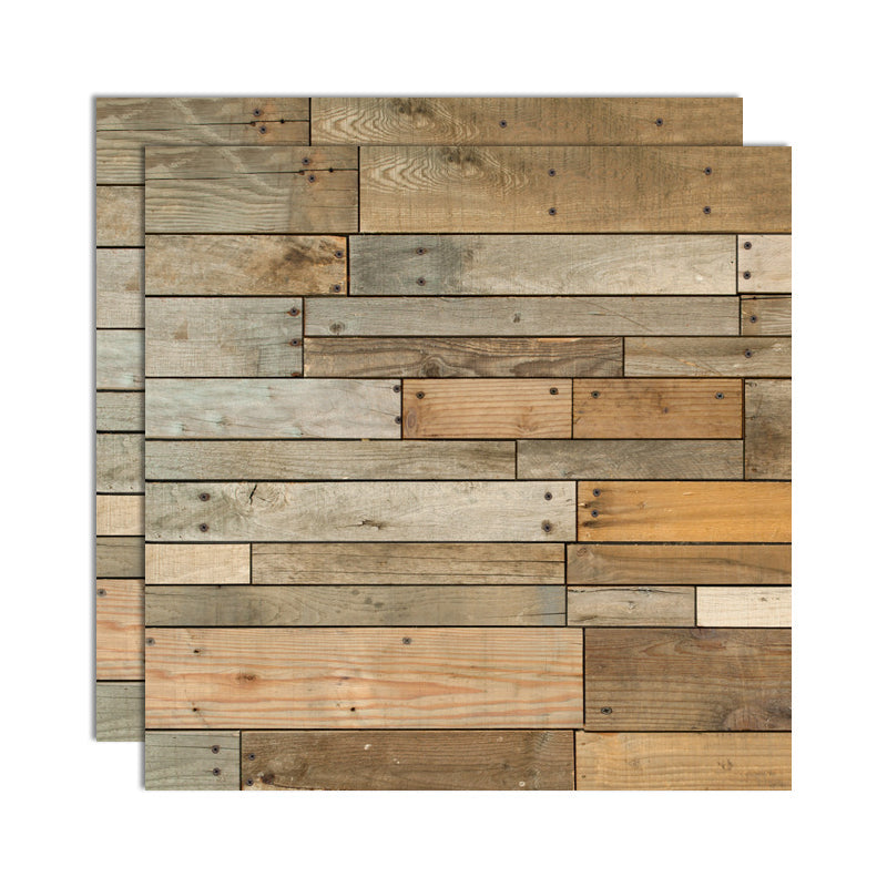 Lisslune | Plastic Peel and Stick Tiles 3D Square Waterproof Peel and Stick Tiles